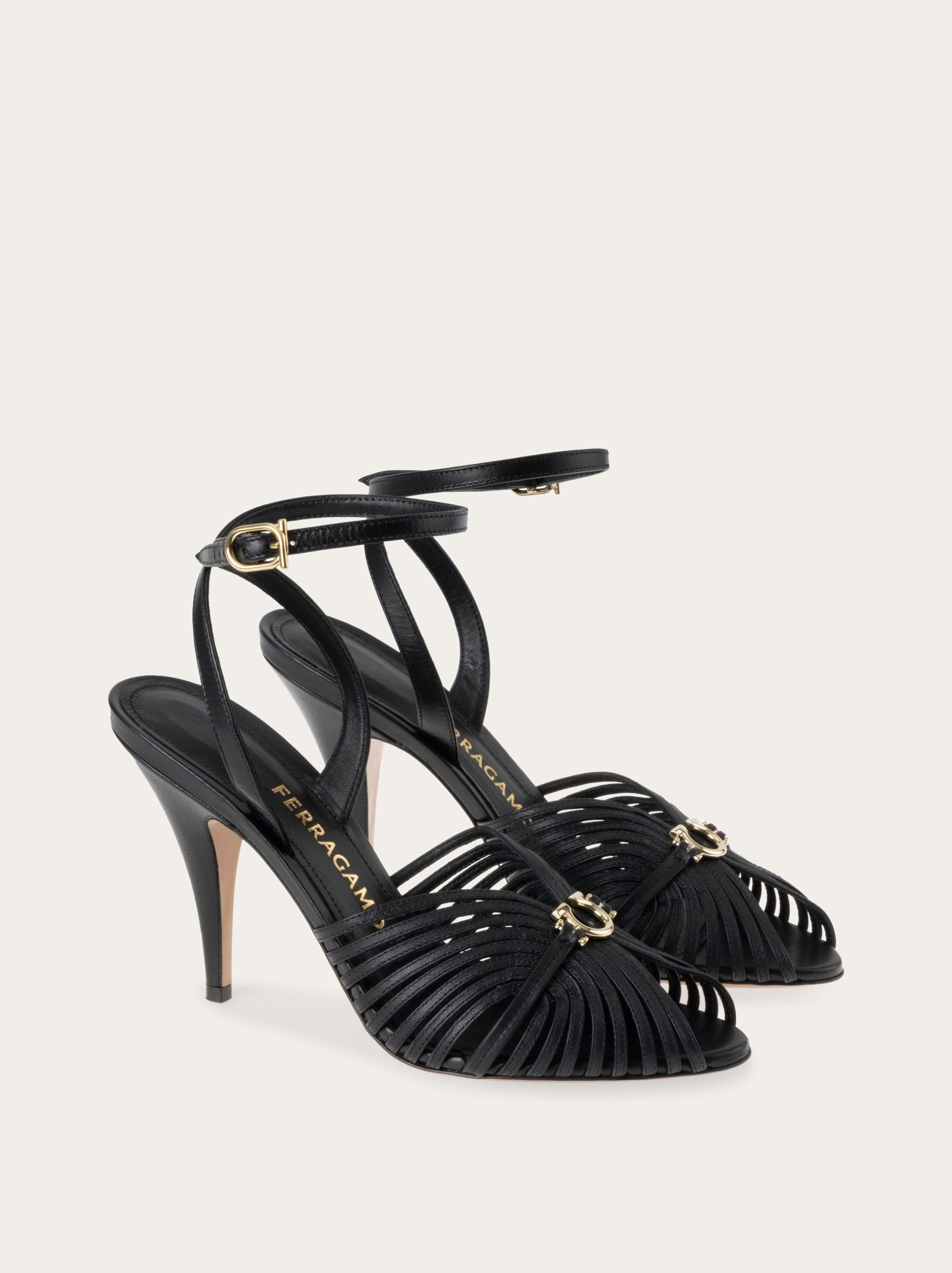Ferragamo Sandal with Gancini element - Image 4
